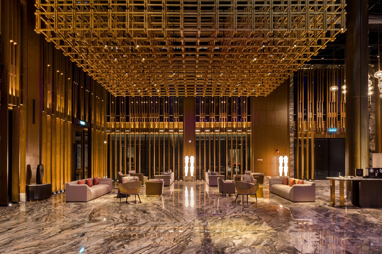 M Resort Hotel lobby